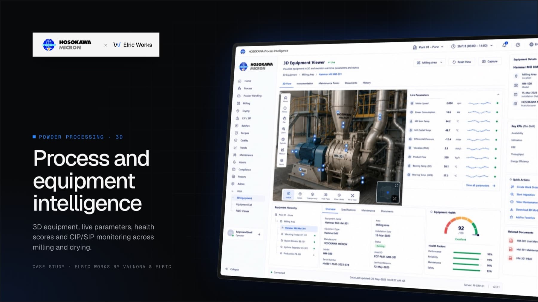 Hosokawa Micron 3D equipment viewer cover